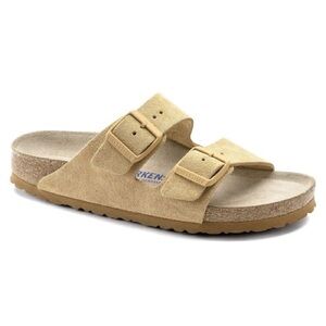 Birkenstock Arizona Slides in Latte